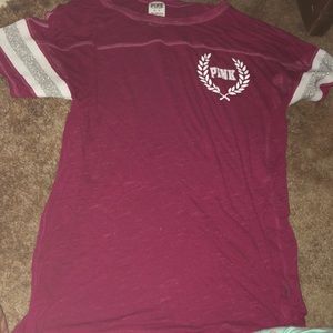 PINK sexy shear jersey tee shirt